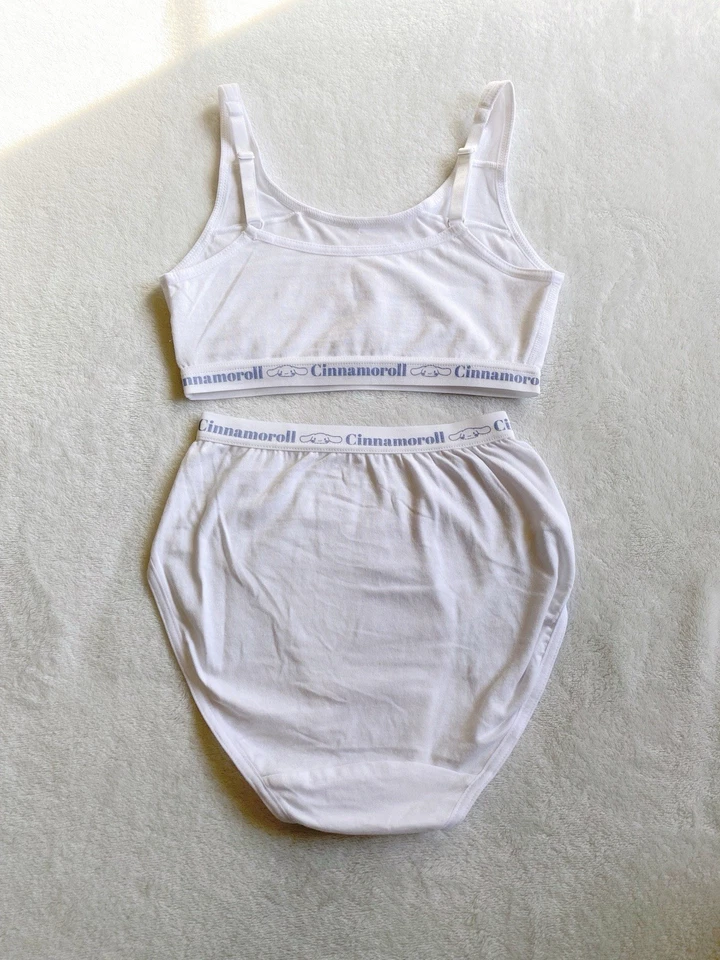 Limited Sanrio Cinnamoroll Cotton Tank Top And Panty Set From Japan Girls Size 8 - Image 3 of 4