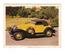 National Geographic Car Card 1980 Stutz DV-32 1932 Bearcat