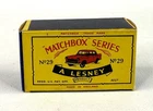 Matchbox Lesney 29. Austin Cambridge Original Box Only.