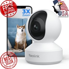 REOLINK E1 Zoom 4K Indoor Camera White 3X Optical Zoom WiFi 6