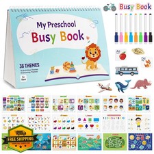 Toddler Busy Book 36 Themes Preschool Learning Toys