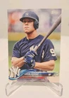 2018 Topps AARON JUDGE Image Variation sp 1 Photo Short Print Warmup Series 1