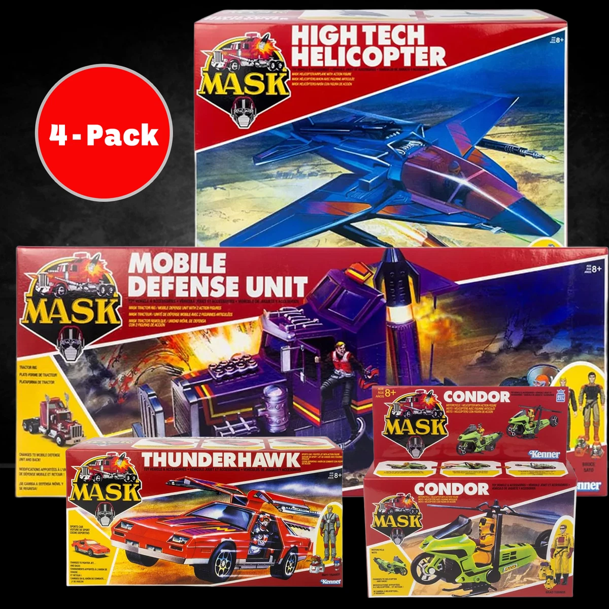 FIGURINES MASK SKYBOLT SPLIT SECONDS KENNER Matt Trakker et clone vintage 1988 EUR 39,99 - FR