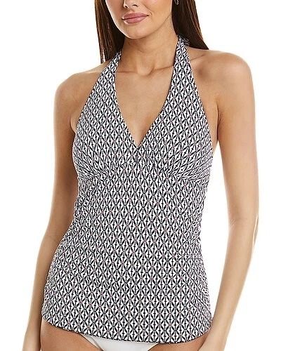 TOMMY BAHAMA Island Cays Ikat Two-Piece Halter Tankini Swimsuit, Small, NWOT - Image 4 of 4