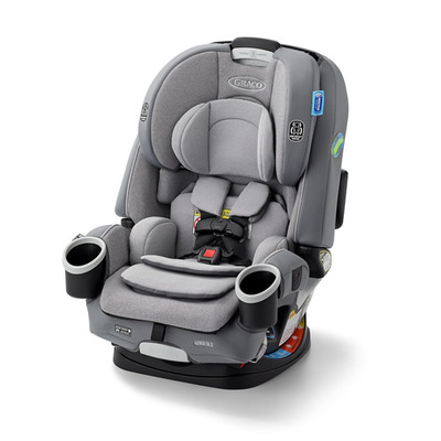 Graco 4Ever DLX 4-In-1 Car Seat, Charlie| Infant to Toddler Car Seat, with 10 Ye