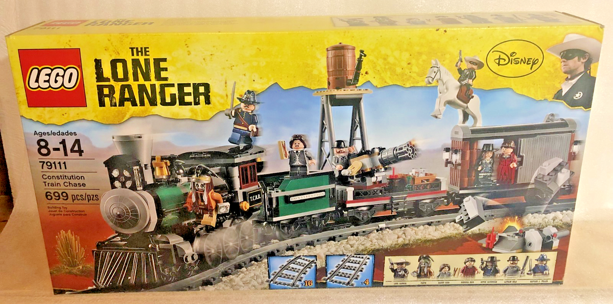 79111 CONSTITUTION TRAIN CHASE Lone Ranger lego set factory sealed 
