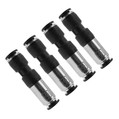 4PCS Straight Head One Way Check Valve Pneumatic Check Valve Push in Air Tube Co