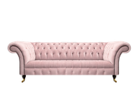 Sofa Dreisitze Couch Rosa PolstermöBel Wohnzimmer Chesterfield Einrichtung