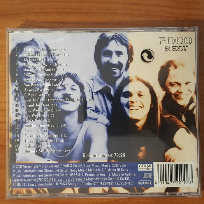 NEUE CD - ZOUNDS - POCO - Best - Fools Gold - Bild 2 von 2