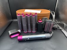 Dyson Airwrap Genuine ✅ Hair Dryer Multi Styler Nickel Fuchsia Pink HS01 Set