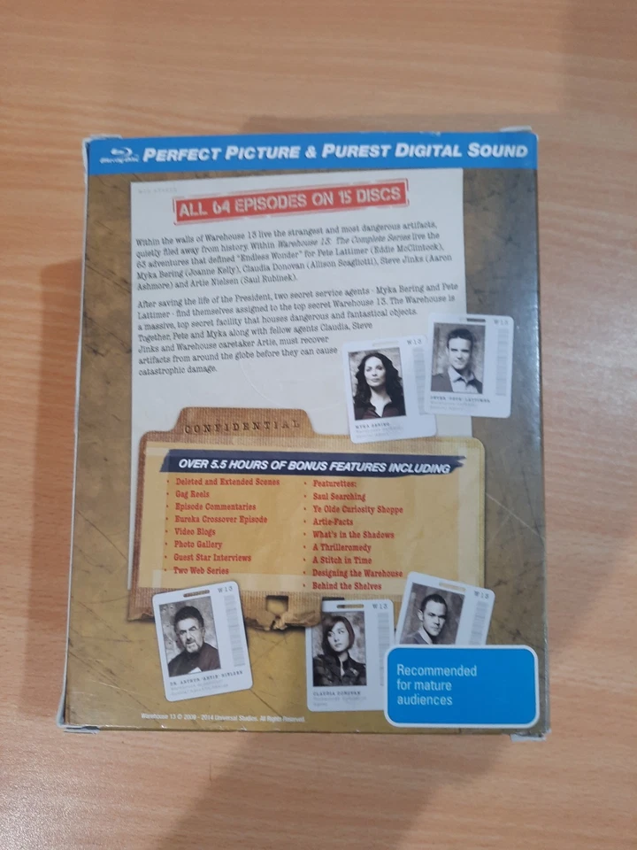 Warehouse 13 Blu-Ray Complete Series 1-5 Boxset Pre-Owned Region All - image 3 of 4