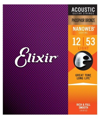 Elixir 16052   Nanoweb   Phosphor   012-053   Satz Saiten für Westerngitarre 