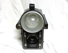 VINTAGE 1940s SPARTUS PRESS FLASH CAMERA w ERA BULB