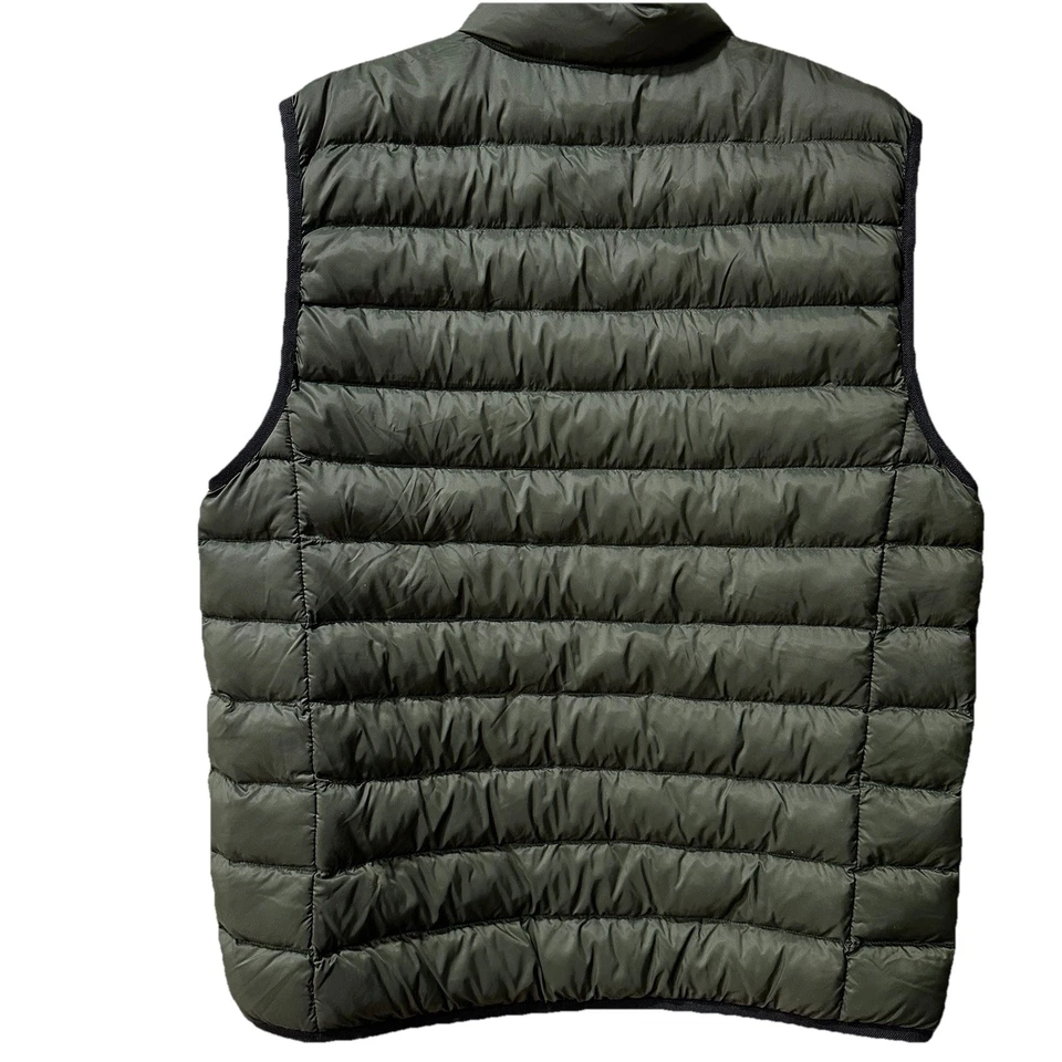 Chaleco 32 Degrees para hombre, mediano, verde, ligero empaquetable al aire libre Foto 2 de 4