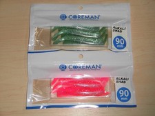 Coreman Alkali Shad 90mm #003 Oki-tei Iwashi & #008 Pink Back - Set of 2