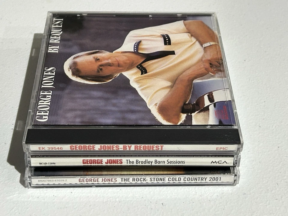 George Jones Lot Of 3 CD’s Classic Country Music Bundle Great Condition Foto 3 de 4