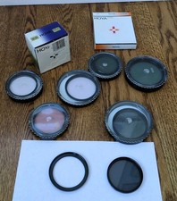 Lot of Hoya Brand Filters of Various Sizes Hoya Filters Lot 10 Filters  Step