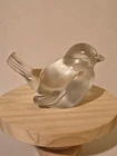 Fenton Art Glass Crystal Velvet Songbird - GLOWS