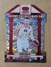 2023-24 Crown Royale EuroLeague Luis Scola #10 Pillars Of The Game 38/49 Red
