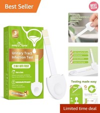 Easy-to-Use UTI Strips - 3 Pack for Accurate Home Screening  2 Min Results