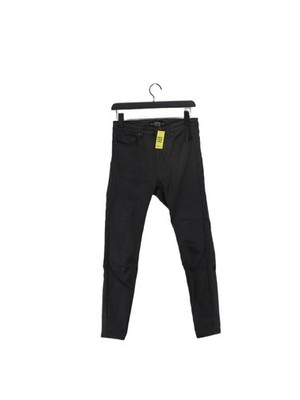 Stradivarius Women's Suit Trousers UK 12 Black Viscose