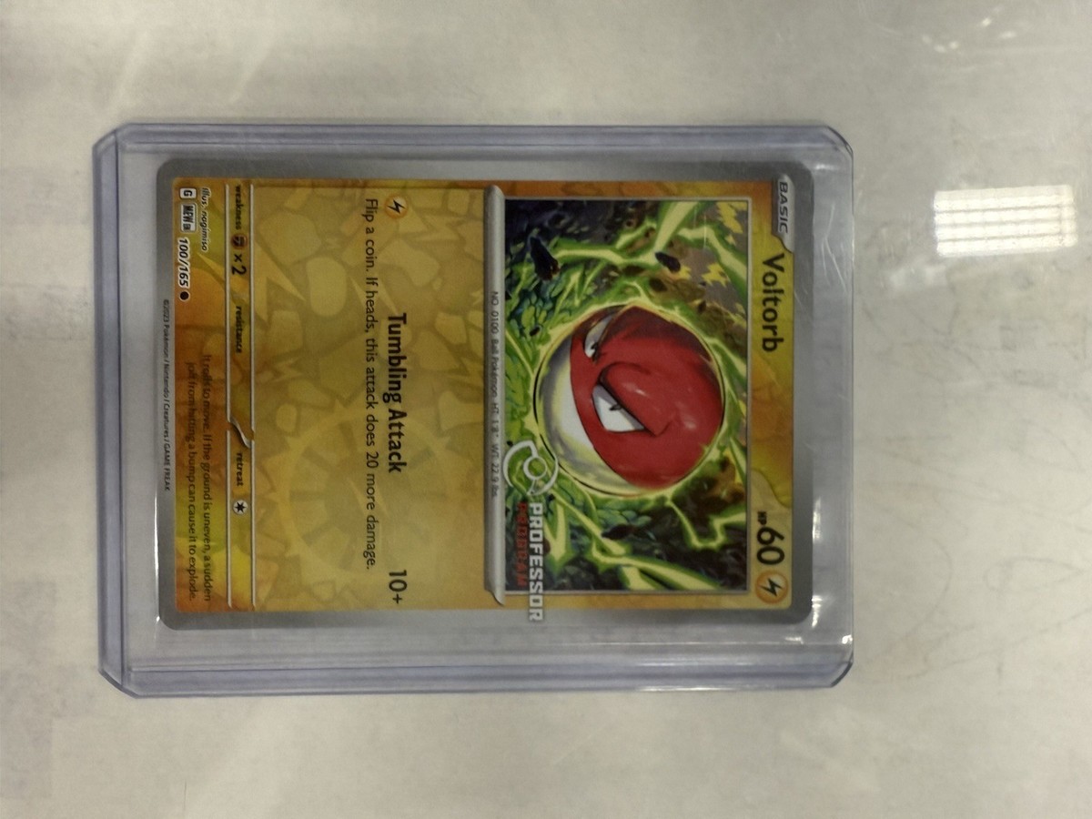 Voltorb Professor Program Stamp Promo 2024 Reverse Holo | eBay