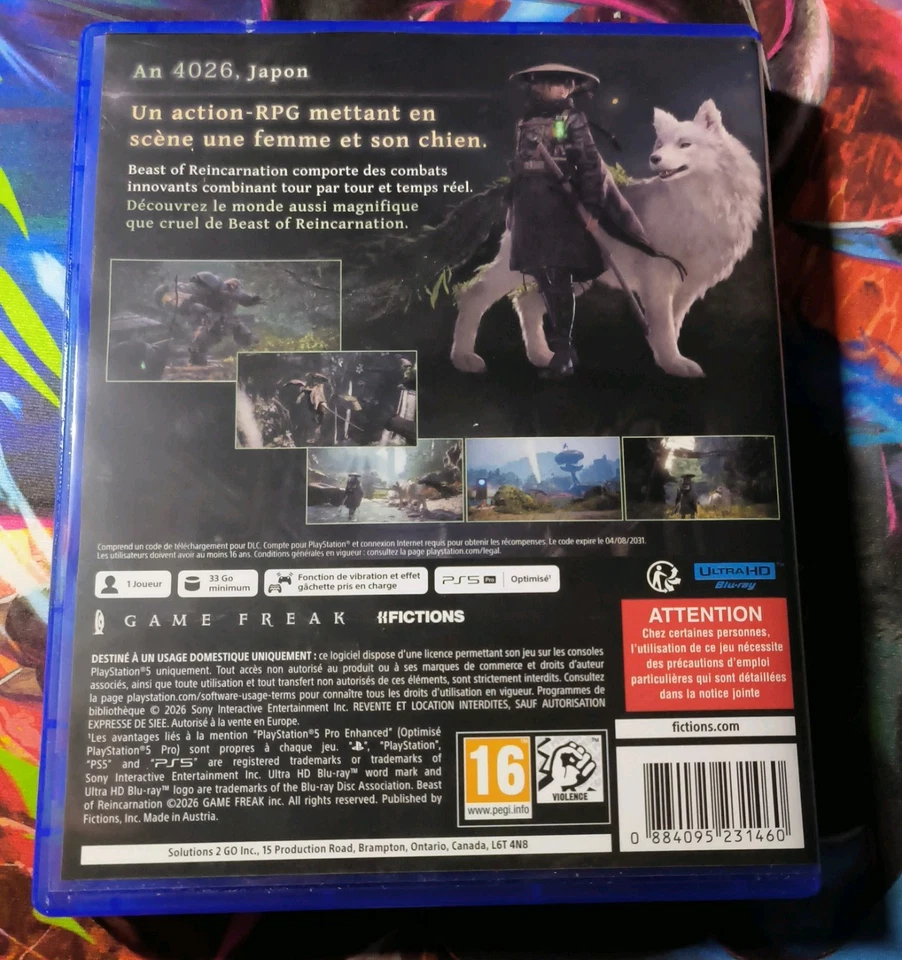 BEAST OF REINCARNATION PS5 UK OCCASION (GAME IN ENGLISH/FRANCAIS/DE/ES/IT/PT), photo 2 sur 4