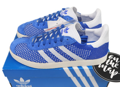 Adidas Originals Gazelle PK Primeknit Blau Weiß UK 6 US 6,5 39 1/3 BB5246 Neu