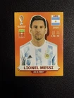 2022 Panini FIFA World Cup Qatar Stickers International Edition Soccer Orange Fronts Pink Backs Lionel Messi #ARG 19