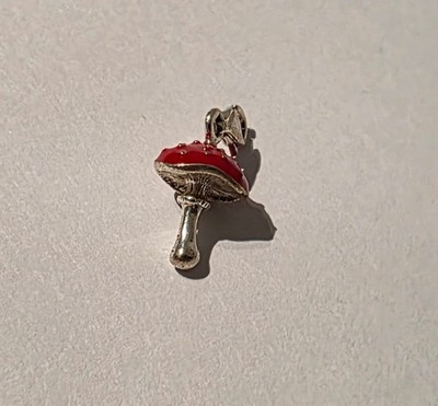 Thomas Sabo Charmanhänger Pilz rot emailliert 925er Sterlingsilber