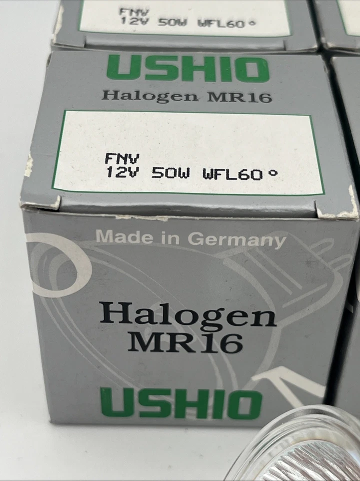 USHIO FNV/60/FG/ULTRA  light  12V  50W/WFL  60degree  MR 16 Hour (4 Pack) - Image 2 of 4