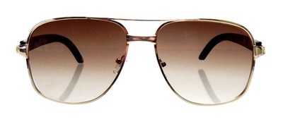 Ella Jonte Herren Sonnenbrille Gold oder Schwarz Trendige Aviator Brille UV400
