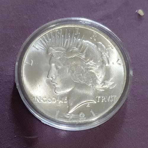 1921 Peace Dollar $1 Uncirculated Business Strike Silver Coin