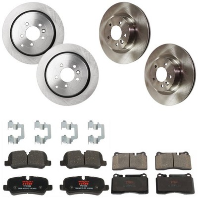 KIT-073024-6870 TRW Brake Disc and Pad Kits 4-Wheel Set Front & Rear