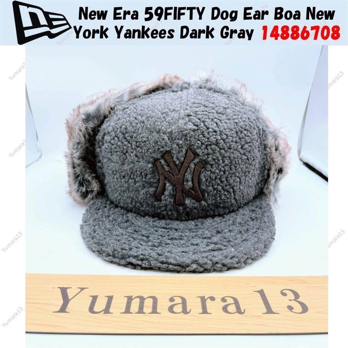 New Era 59FIFTY Dog Ear Boa New York Yankees Dark Gray 14886708