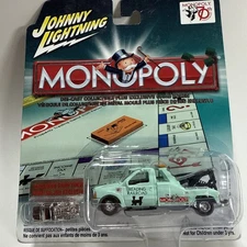 Johnny Lightning Monopoly 70th Anniversary 99 Ford Tow Truck Reading Railroad I7
