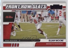 2021 Panini Contenders Draft Picks Front Row Seats Purple Elijah Moore #25 0q3