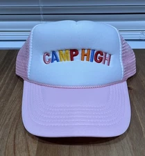 Camp High Trucker Hat Color Pink NEW