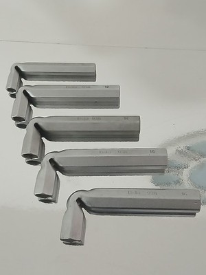 Lot 5 Beta 938 Doppelpfeifenschlüssel 9 12 14 15 16 mm