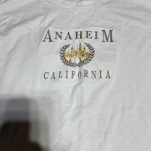 Camisa De Colección Anaheim California Adulto Grande Bordada Años 90 Y2K Puntada Única - Imagen 2 de 7