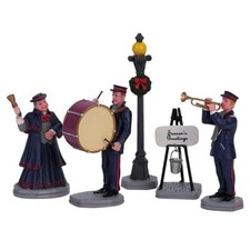 Lemax CHRISTMAS BAND Set of 5  #62323 Cadding...