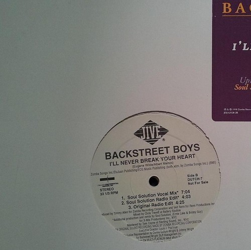 Backstreet Boys - I'll never break your heart 2 x 12'' US Vinyl PROMO - Bild 2 von 5