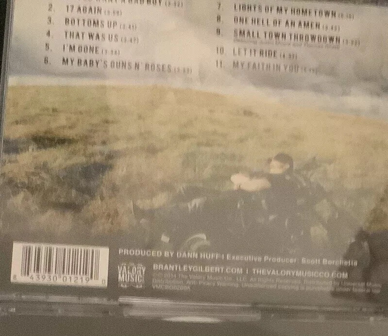 Brandtley Gilbert & Just as I Am by Brantley Gilbert(. CD, 2014 Valory ) Foto 3 de 4