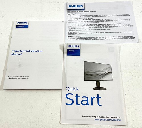 Philips 24in B-Line LCD Monitor 1080p 75Hz 241B8QJEB/17 - Picture 15 of 21