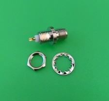 1 PC SMA female bulkhead solder panel mount straight - USA Seller
