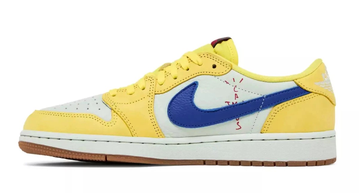 Travis Scott x Air Jordan 1 Low OG Canary Women'S DZ4137-700