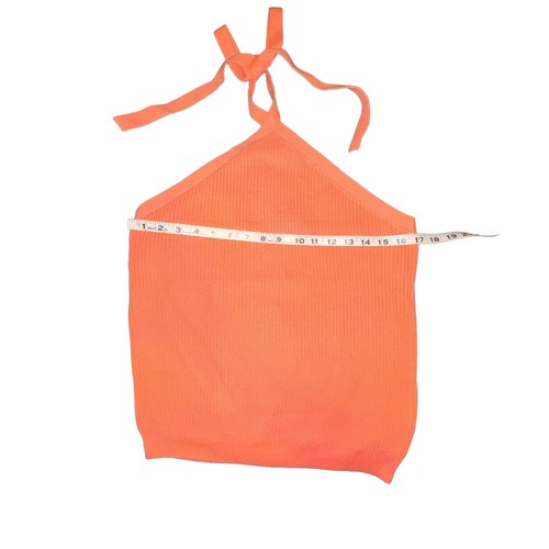 J. Crew Cashmere Halter Tank Top Women X-Large Peach Knit Sweater Tank Backless - Picture 8 of 11