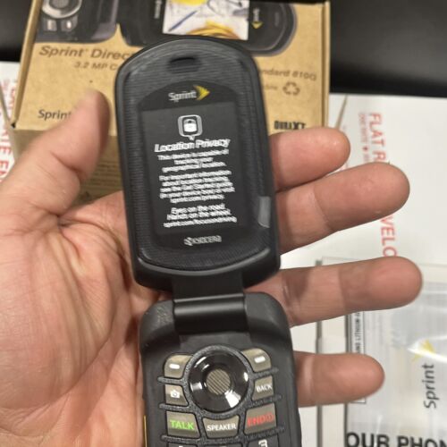 New Kyocera DuraXT Black (Sprint) Military Standard 810G Phone New Open Box - Picture 7 of 16