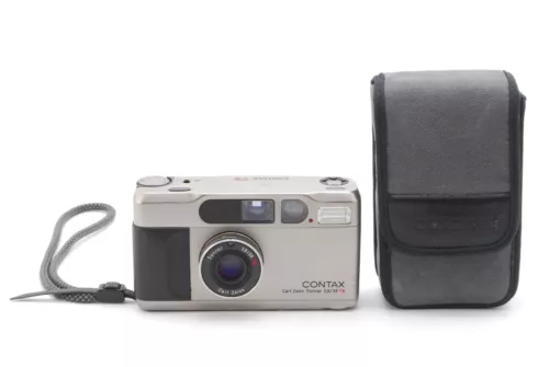 Read 【Exc+5 w/Case】 Contax T2 Titan Point & Shoot 35mm Film Camera From JAPAN