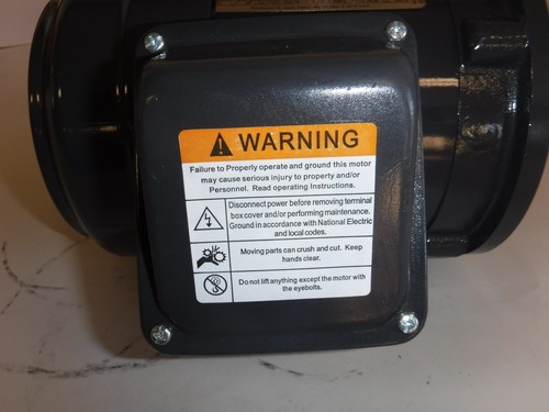NEW 11W367 Motor 1/3HP General Purpose Motor 3-Phase 3460 RPM 56C 208 230 460(P) - Picture 5 of 6